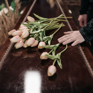Flowers on a Casket